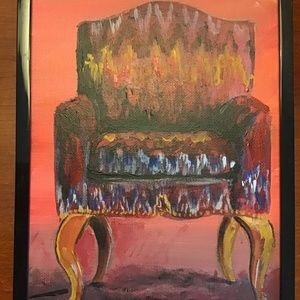 Chair painting acrylic